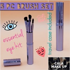 Cala Eye Need It Make Up Brush Set 5 Brushes Kit